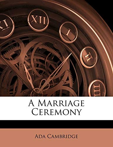 A Marriage Ceremony Ada Cambridge